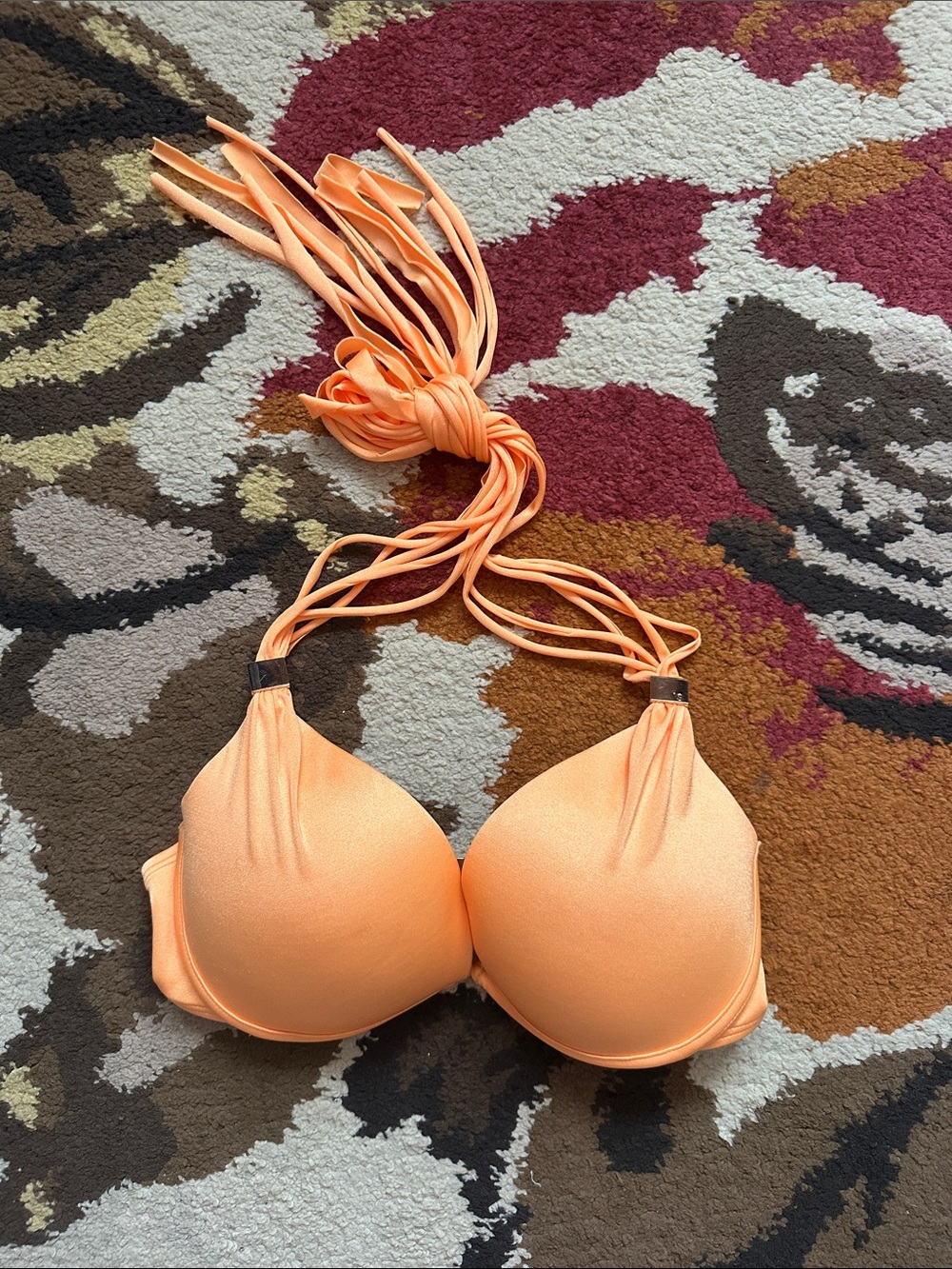 Victoria's Secret Shimmer Halter Bikini Top | Size 32D